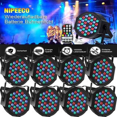 8stk led akku - 36, par