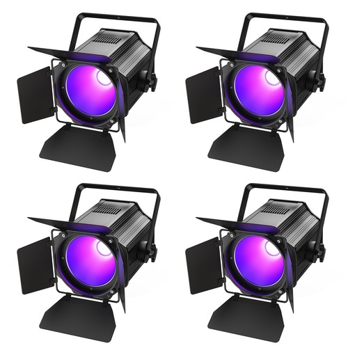 4stk 200w rgbwauv led cob - rgbwauv,