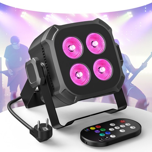 80w rgbwyp cyan 4led par - 4led, wash