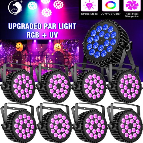 200w rgb par can licht - 8x,
