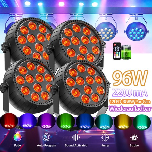 4er 96w akku - rgbw, led