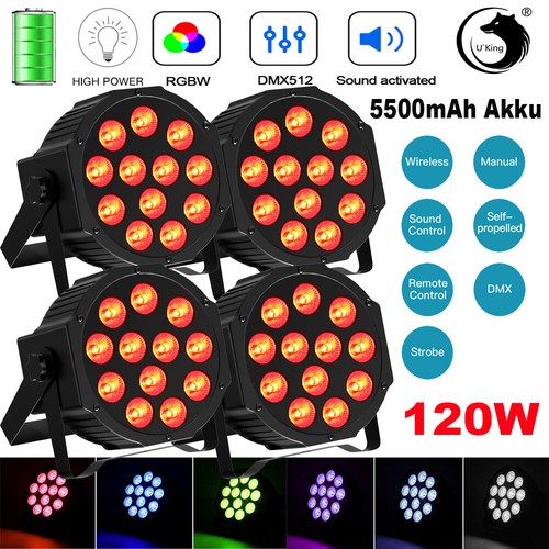 120w akku 12led - 4x, par