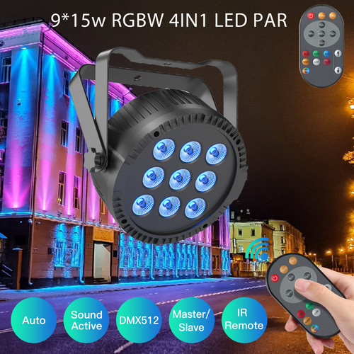 135w 9led rgbw par - 135w,