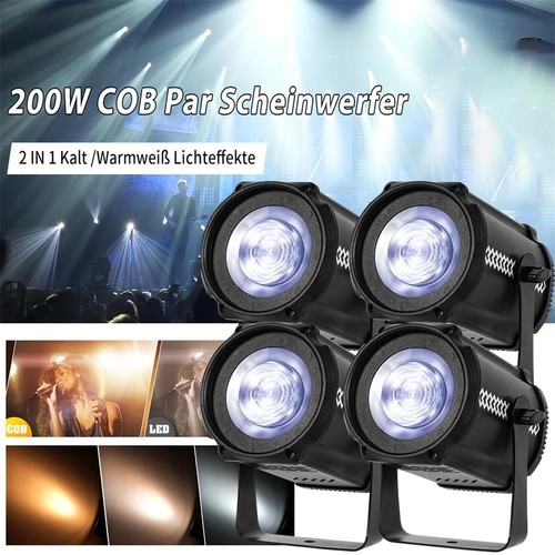 4stk 200w cob - par, licht